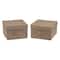 Household Essentials Fabric Storage Bin with Lid, 2ct.